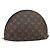 LOUIS VUITTON Pochette Cosmética Demi Ronde Monogram M47520 LV Auth BA9257 Monogramma
