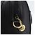 Borsa a mano GUCCI in pelle nera e oro 000 58 0265 Auth ep12255 Nero D'oro - vista 14