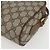 Gucci Borsa GG Supreme Web Sherry Line in PVC beige e oro 56 02 087 Auth am10340 D'oro - vista 12