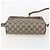 Gucci Borsa GG Supreme Web Sherry Line in PVC beige e oro 56 02 087 Auth am10340 D'oro - vista 9