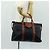 Bolsa Boston em nylon e couro Saint Laurent azul marinho dourado Auth bs31763 - vista 24