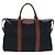 Bolsa Boston em nylon e couro Saint Laurent azul marinho dourado Auth bs31763 - vista 3
