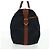 Bolsa Boston em nylon e couro Saint Laurent azul marinho dourado Auth bs31763 - vista 5