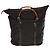 Borsa a mano in nylon marrone e argento Gucci Bamboo 002 3754 0412 Auth bs32055 - vista 4