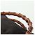 Borsa a mano in nylon marrone e argento Gucci Bamboo 002 3754 0412 Auth bs32055 - vista 7