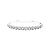 Bracciale Messika, "Joy Diamond Halo", diamanti, oro bianco.