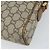 Bolsa de Ombro GUCCI GG Plus Supreme Web Sherry Line PVC Bege Ouro Auth 159949 Dourado - vista 12