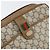 Bolsa de Ombro GUCCI GG Plus Supreme Web Sherry Line PVC Bege Ouro Auth 159949 Dourado - vista 14