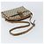Bolsa de Ombro GUCCI GG Plus Supreme Web Sherry Line PVC Bege Ouro Auth 159949 Dourado - vista 7