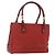 Bamboo Borsa a mano in tela GG Gucci con bambù rosso 112526 Auth ep12621