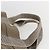 Hermès HERMES Cannes PM Borsa Tote Cotone Beige Argento Auth ka1282 - vista 8