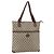 Borsa Sherry Line GG Supreme Web di GUCCI in PVC beige e oro 002 983 0163 Auth ep12615 D'oro