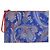 ETRO Pochette Paisley in Tela Pelle Blu Oro Auth am10247V D'oro - vista 2