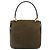 Céline Borsa a mano CELINE in suede khaki oro Auth 159231 D'oro Cachi - vista 3