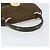 Céline Borsa a mano CELINE in suede khaki oro Auth 159231 D'oro Cachi - vista 7