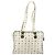 Borsa tote in pelle MCM Logogram Vicetos bianca e oro Auth BA9337 Bianco D'oro - vista 3