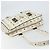 Borsa tote in pelle MCM Logogram Vicetos bianca e oro Auth BA9337 Bianco D'oro - vista 6