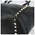 VALENTINO Borsa Rock studs in pelle 2 in 1 Nera Oro Auth BA9420 Nero D'oro - vista 16