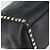VALENTINO Borsa Rock studs in pelle 2 in 1 Nera Oro Auth BA9420 Nero D'oro - vista 17