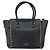 VALENTINO Borsa Rock studs in pelle 2 in 1 Nera Oro Auth BA9420 Nero D'oro - vista 2