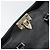 VALENTINO Borsa Rock studs in pelle 2 in 1 Nera Oro Auth BA9420 Nero D'oro - vista 20