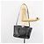 VALENTINO Borsa Rock studs in pelle 2 in 1 Nera Oro Auth BA9420 Nero D'oro - vista 27