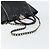 VALENTINO Borsa Rock studs in pelle 2 in 1 Nera Oro Auth BA9420 Nero D'oro - vista 8