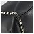 VALENTINO Borsa Rock studs in pelle 2 in 1 Nera Oro Auth BA9420 Nero D'oro - vista 9