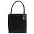 Borsa a Mano Christian Dior in Pelle Nera Argento Auth gh1468 Nero - vista 2