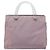 PRADA Borsa a mano in nylon lavanda argento autentica 159273 - vista 3
