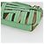 Burberry Borsa a spalla Nova Check in PVC Verde Oro Auth 162781V D'oro - vista 12