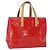 LOUIS VUITTON Monogram Vernis Reade PM Borsa a Mano Rossa M91088 LV Auth BA9357 Rosso