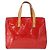LOUIS VUITTON Monogram Vernis Reade PM Borsa a Mano Rossa M91088 LV Auth BA9357 Rosso - vista 2