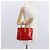 LOUIS VUITTON Monogram Vernis Reade PM Borsa a Mano Rossa M91088 LV Auth BA9357 Rosso - vista 23