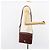 CARTIER Bolsa de Ombro Must Line Couro Bordeaux Ouro Auth gh1495 Dourado - vista 23