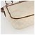 Céline Borsa a spalla in tela Macadam CELINE in pelle PVC bianca e argento Auth 159259 Bianco - vista 13