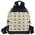MCM Vicetos Logogramm Rucksack aus PVC Leder Weiß Gold Auth 158824 Golden - Ansicht 3