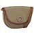 Céline Borsa a Spalla in Tela Macadam CELINE PVC Beige Oro Auth ka1364 D'oro