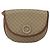Céline Borsa a Spalla in Tela Macadam CELINE PVC Beige Oro Auth ka1364 D'oro - vista 2