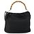 Borsa a mano in nylon Gucci Bamboo 2 in 1 Nero Argento 001 2404 1577 0 Auth gh1392 - vista 2