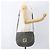 Borsa a Spalla FENDI in Camoscio Grigio Oro Auth ka1367 Marrone D'oro - vista 21