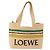 Bolsa de Mão LOEWE Raffia 2way Bege Ouro Auth BA9225V Dourado - vista 13