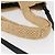 Bolsa de Mão LOEWE Raffia 2way Bege Ouro Auth BA9225V Dourado - vista 7