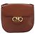 Borsa a Spalla Gancini in Pelle Marrone Oro Salvatore Ferragamo Auth 159139 - vista 2