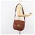 Borsa a Spalla Gancini in Pelle Marrone Oro Salvatore Ferragamo Auth 159139 - vista 23