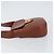 Borsa a Spalla Gancini in Pelle Marrone Oro Salvatore Ferragamo Auth 159139 - vista 5