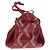 Pochette GOYARD in tela PVC rossa Auth BA9393V Rosso - vista 3