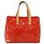 LOUIS VUITTON Monogram Vernis Reade PM Borsa a Mano Rossa M91088 LV Auth 159382 Rosso - vista 2