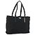 Prada Tote Bag aus schwarzem Nylon mit silberner Authentizität bs32076