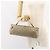 Borsa a mano Miu Miu in tela khaki oro Auth 159399 D'oro Cachi - vista 20